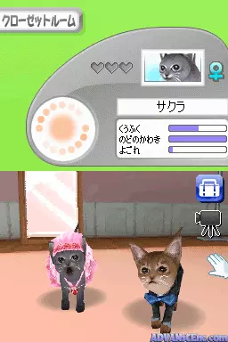 Image n° 3 - screenshots : Petz - Catz - Koneko to Issho ni Tanoshiku Asobou
